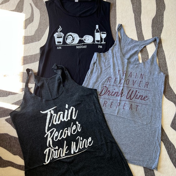 G.O.A.T. Wine Tops - Bundle of 3 tops from Margaux Alvarez G.O.A.T. Wine.